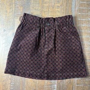 Polo Ralph Lauren Burgundy Corduroy Skirt